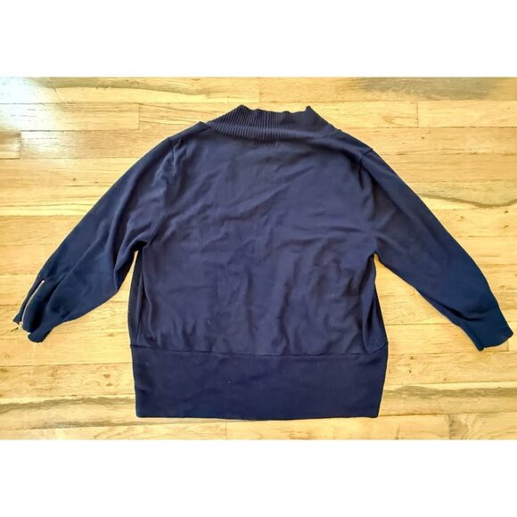 Carmen Marco Valvo Women’s Sweater Size XL Blue - Picture 2 of 3